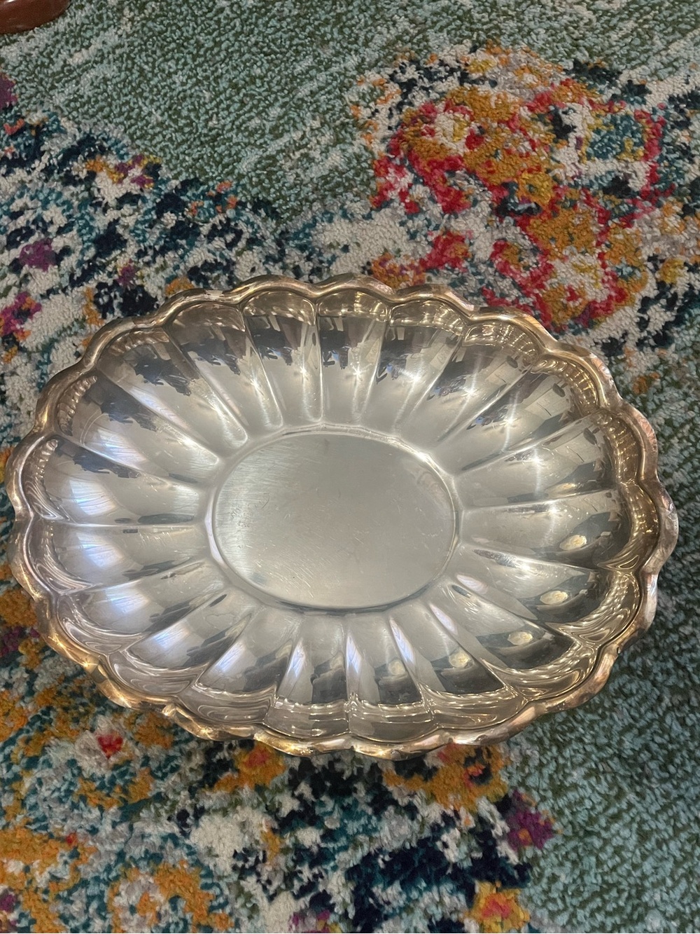 Reed & Barton
Silverplate Scalloped Oval Serving
Dish